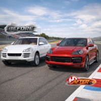 Stoßstange vorne für Porsche Cayenne 9PA 07-10 92