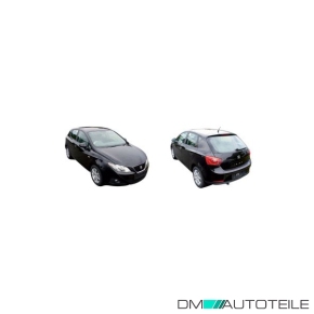 Außenspiegel rechts konvex glasklar schwarz passt für Seat Ibiza IV Sportcoupe