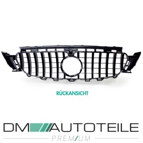 Panamericana Kühlergrill für Mercedes E-Klasse W213 / S213 / C238 / A238 Vorfacelift nicht für E63 AMG in Schwarz Chrom 
