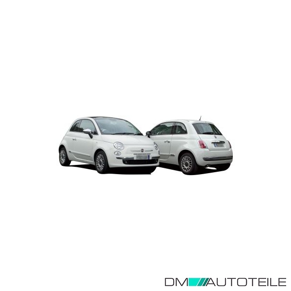 Fiat 500 Nuovo Abdeckung Außenspiegel Blende Chrom Beifahrerseite