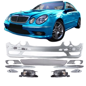 Mercedes W211 Front Bumper with park assist &...