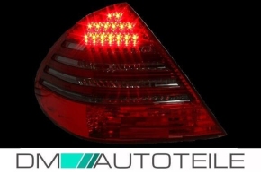 Mercedes W211 LED rear lights Set Saloon red smoke 02-06