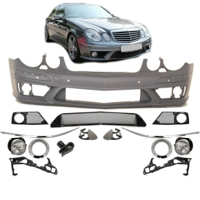 Mercedes W211 Front Bumper Facelift 06-09 + fog lights +...