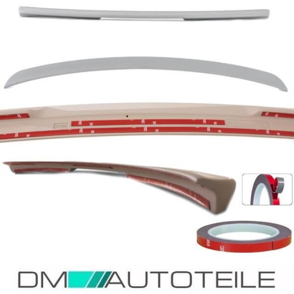 Achterspoiler, achterlip, spoiler passend voor Mercedes E-klasse W211, flexibel, licht, wasstraatbestendig, veel beschikbare kleuren (Iridiumzilver